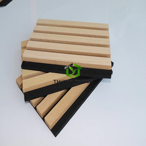 China Walnut Technical Wooden Slat Acoustic Wall Panel For Indoor Design